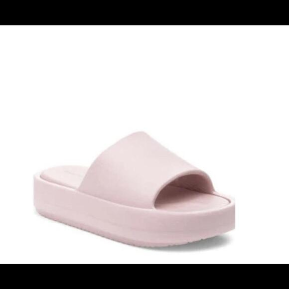 Shoes - SQUISH Light Pink EVA Beach Slides by J Slides NYC